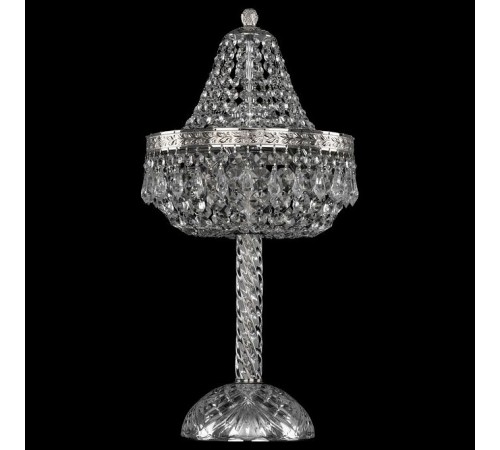Настольная лампа декоративная Bohemia Ivele Crystal 19011L4/H/25IV Ni 1901