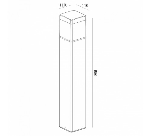 Наземный низкий светильник Mantra 8109 Chicago