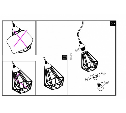 Настольная лампа декоративная Eglo 94197 Tarbes