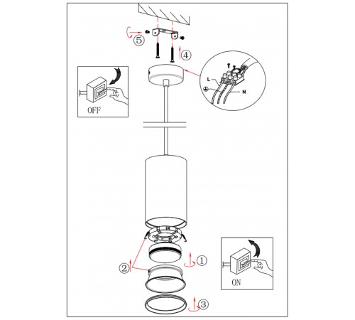Подвесной светильник Эра Б0048543 PL12