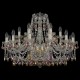 Подвесная люстра Bohemia Art Classic 11.25.12+6.300.Gd.Sp.K777 11.25