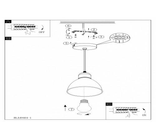 Подвесной светильник Eglo 49464 Priddy