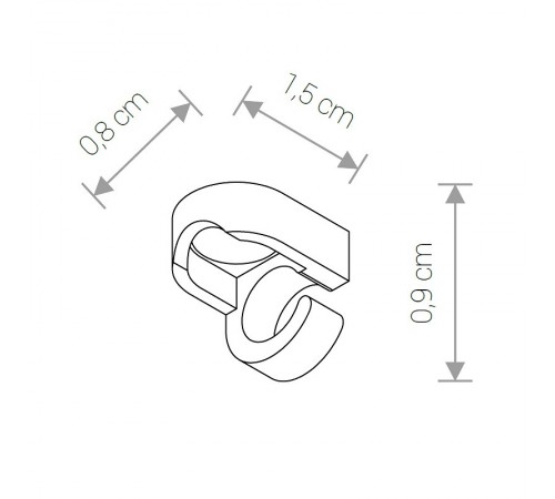 Крепление троса к потолку Nowodvorski 8394 Cameleon Mounting B WH