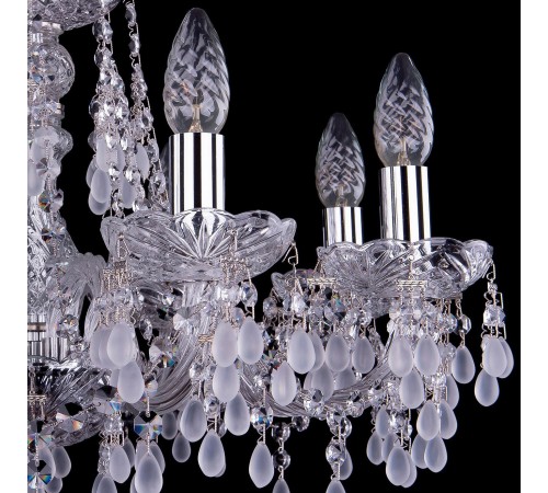Подвесная люстра Bohemia Ivele Crystal 1410/8/195/Ni/V0300 1410