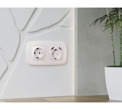 Рамка на 4 поста Ambrella Volt OF140204 Ecta