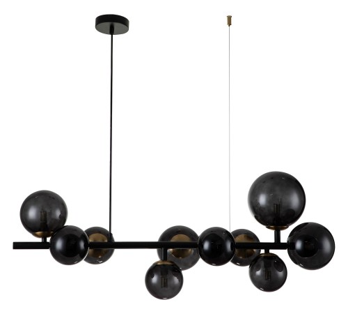 Подвесная люстра Indigo 11018/10P Black Molecola