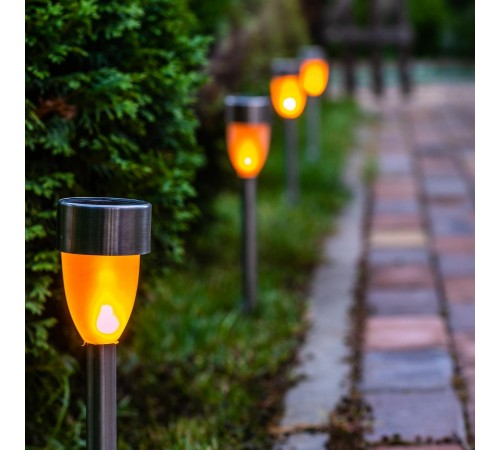 Наземный низкий светильник Uniel UL-00007926 Metal torch