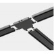 Соединитель T-образный для треков Italline IT09-9030 black IT09