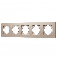 Рамка на 5 постов Arlight 49765 PERIO