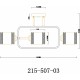 Люстра на штанге Velante 215-507-03