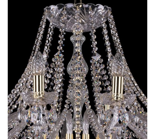 Подвесная люстра Bohemia Ivele Crystal 1413/16/400/G 1413