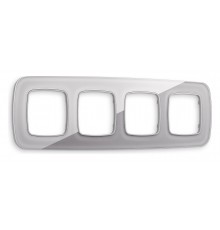 Рамка на 4 поста Ambrella Volt OF320504 Radian Стекло органическое