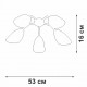 Потолочная люстра Vitaluce V31950/5PL V31950