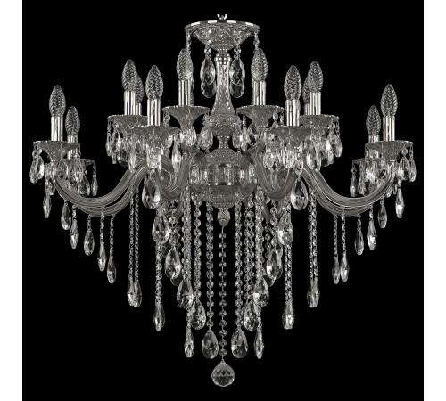 Подвесная люстра Bohemia Ivele Crystal 72118/16/285 B Ni 7218