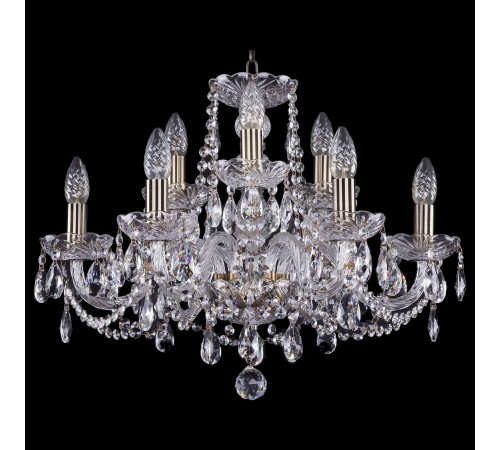 Подвесная люстра Bohemia Ivele Crystal 1402/6_3/195/Pa 1402