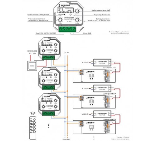 Конвертер электросигнала в радиосигнал Arlight 026505 Intelligent