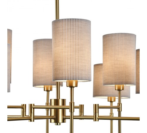 Люстра на штанге Indigo 13033/8R Brass Plisse