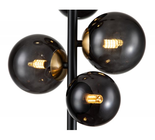 Подвесная люстра Indigo 11018/6P Black Molecola