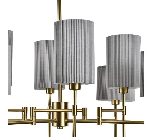 Люстра на штанге Indigo 13033/8R Brass Plisse