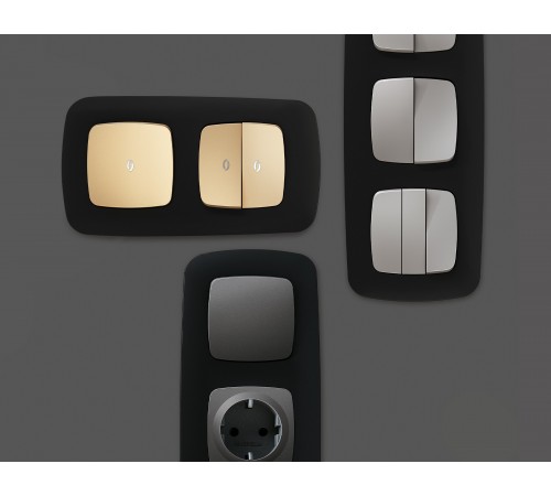 Рамка на 3 поста Ambrella Volt OF140703 Ecta