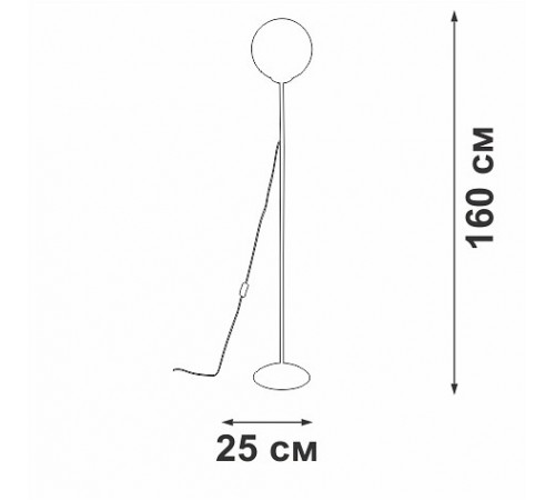 Торшер Vitaluce V2842-1/1P V2842