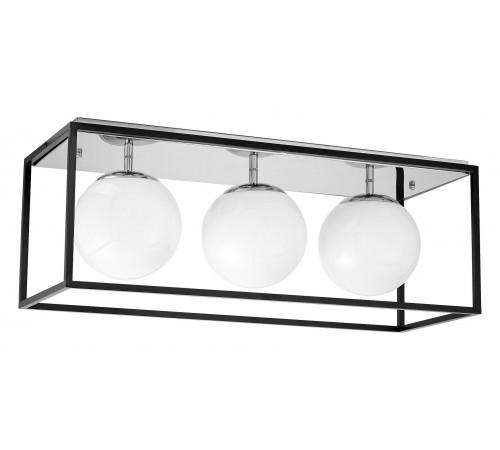 Накладной светильник LUMINA DECO LDC 8060-3 CHR+BK