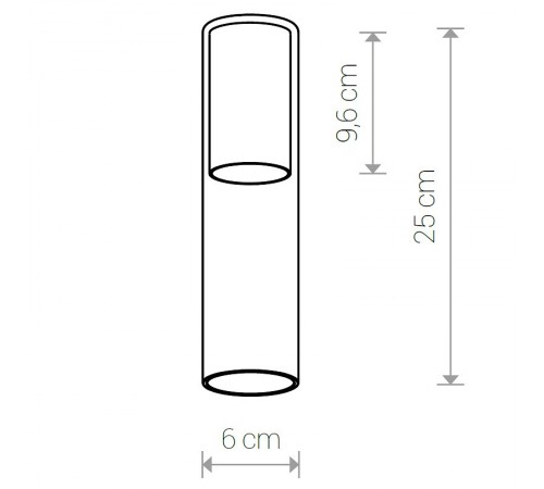 Плафон Nowodvorski 8543 Cameleon Cylinder M TR/BS