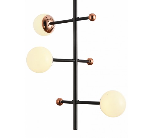 Люстра на штанге Natali Kovaltseva LED LAMPS 81338 GOLD BLACK LOFT LED
