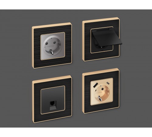 Рамка на 1 пост Ambrella Volt AF580541 Arctic