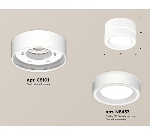 Накладной светильник Ambrella Light XS8101018 XS