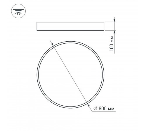 Накладной светильник Arlight 023003(2) TOR PILL