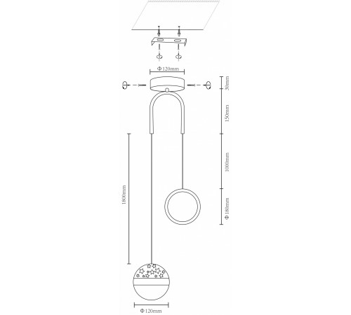 Подвесной светильник Velante 431-306-02 Velante