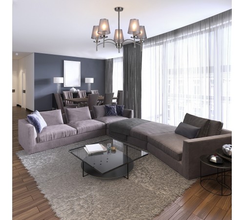 Люстра на штанге Escada 694/5PL Nickel Faith