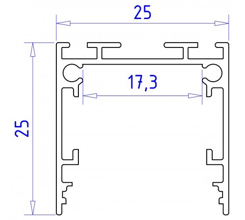 Короб накладной Ambrella Light GP2500WH Profile System GP