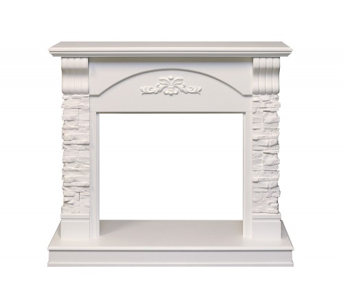 Каминокомплект Prague - Темный дуб/Сланец бежевый с очагом Dioramic 25 LED FX