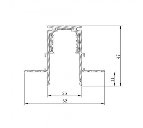 Трек встраиваемый Feron 41966 CABM1001