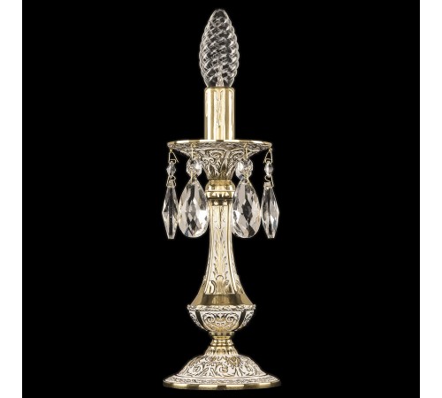 Настольная лампа декоративная Bohemia Ivele Crystal 71100L/1-26 GW 7100