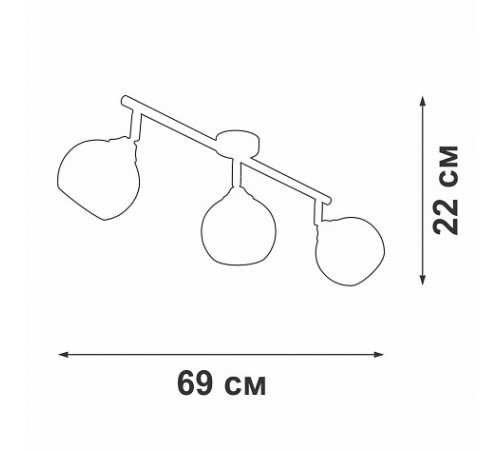 Спот Vitaluce V4313-0/3PL V4313
