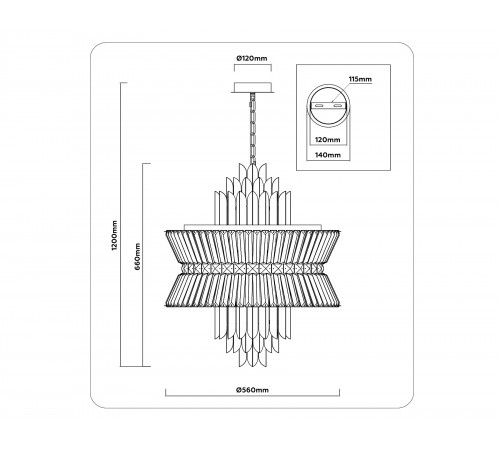 Подвесной светильник Ambrella Light LH41017 LH