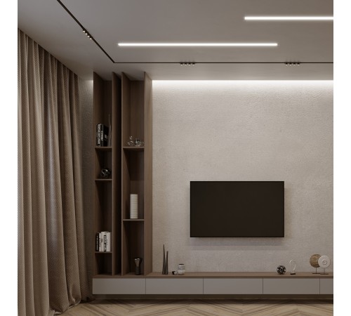 Профиль для контурной подсветки натяжного потолка Arlight 040061 STRETCH