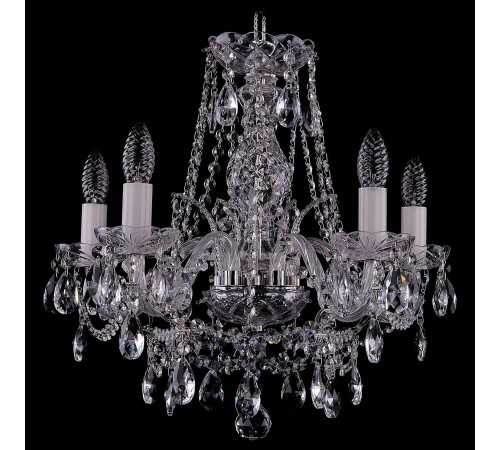 Подвесная люстра Bohemia Ivele Crystal 1411/5/160/Ni 1411