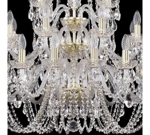 Подвесная люстра Bohemia Ivele Crystal 1402/16+8+4/300/h-123/3d/G 1402