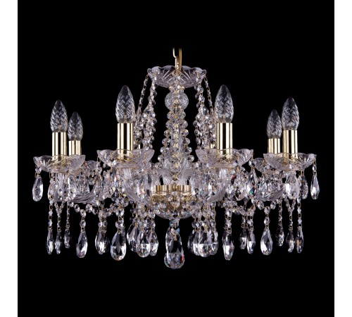 Подвесная люстра Bohemia Ivele Crystal 1413/8/200/G 1413