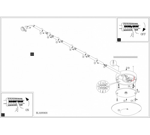 Подвес Eglo 88969 Extention