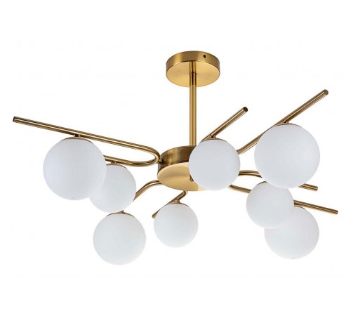 Люстра на штанге Escada 642/8P Brass Sphere