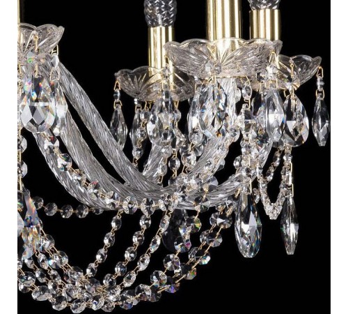 Подвесная люстра Bohemia Ivele Crystal 1402/10/300/G 1402