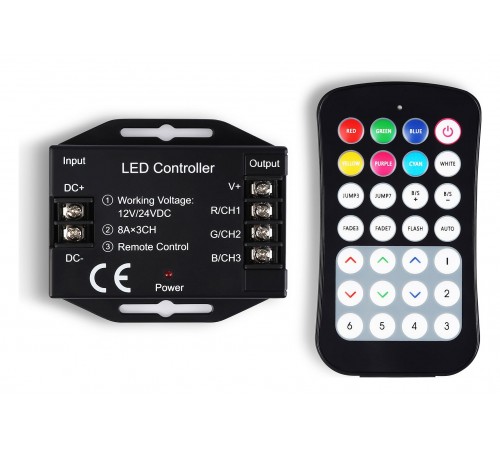 Контроллер-регулятор цвета RGB с пультом ДУ Ambrella Light GS11351 GS