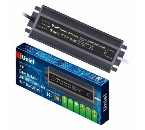 Блок питания с проводом Uniel UL-00009367 UET-VAF