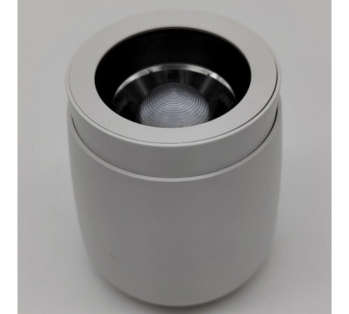 Накладной светильник iLedex 114-12W-D90-4K-ZOOM-WH Metrica