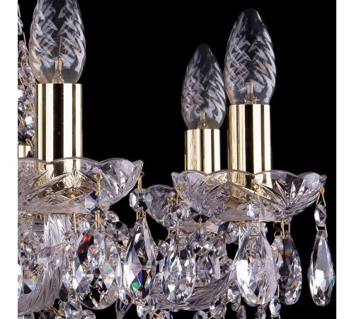 Подвесная люстра Bohemia Ivele Crystal 1413/8/200/G 1413